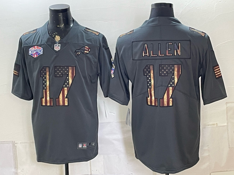 Men 2026 Buffalo Bills #17 Allen grey Nike Limited NFL Jersey 0822006->buffalo bills->NFL Jersey